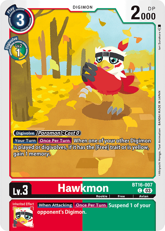 Hawkmon - Beginning Observer - Common - BT16-007 C