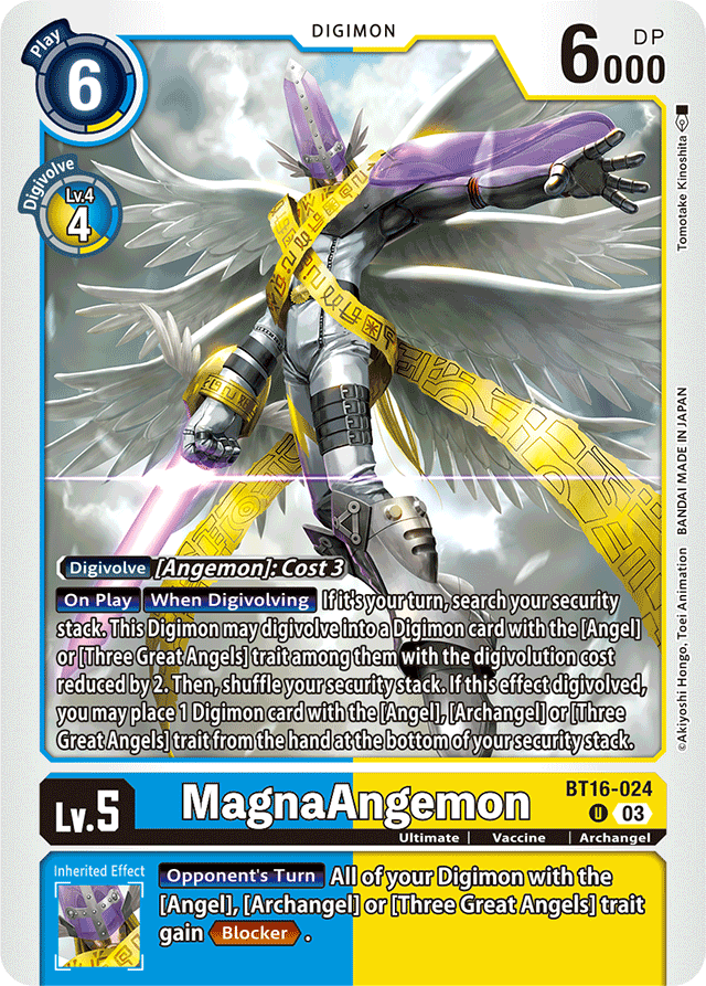 MagnaAngemon - Beginning Observer - Uncommon - BT16-024 U