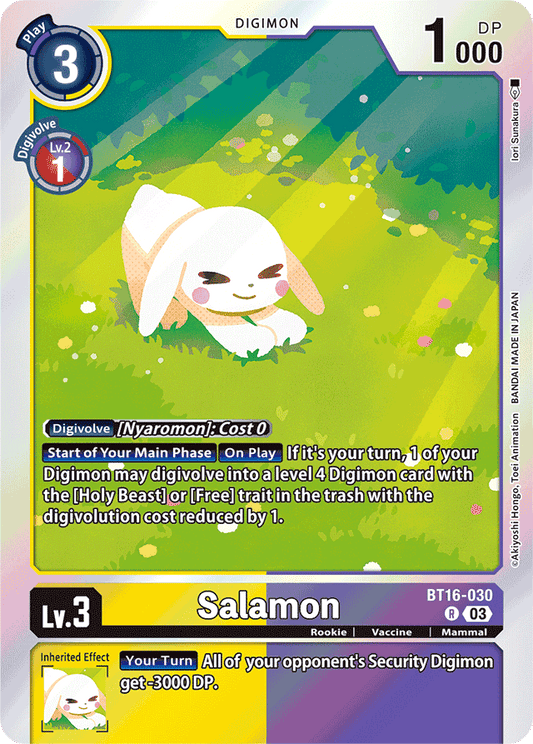 Salamon - Beginning Observer - Rare - BT16-030 R
