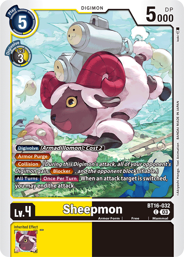 Sheepmon - Beginning Observer - Common - BT16-032 C