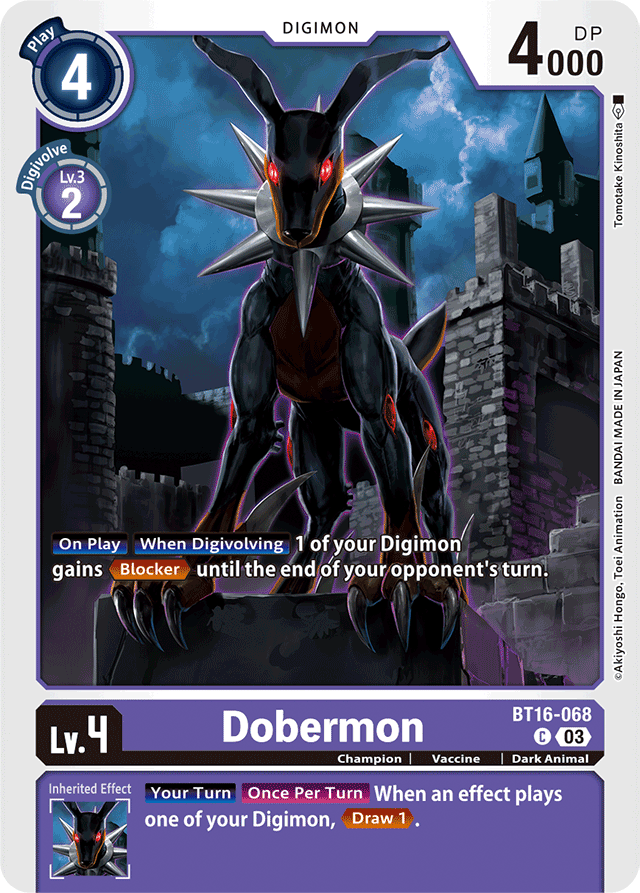 Dobermon - Beginning Observer - Common - BT16-068 C