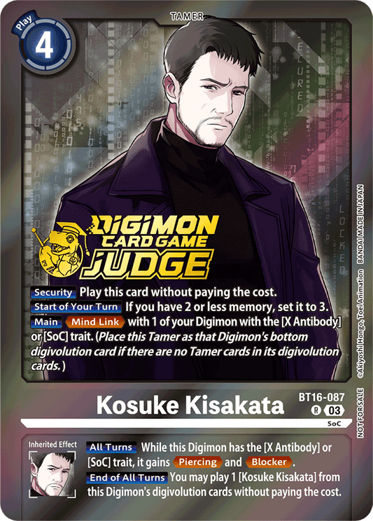 Kosuke Kisakata (Judge Pack 6) - Beginning Observer - Promo - BT16-087 R