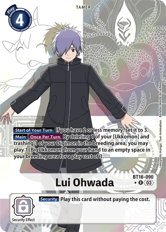 Lui Ohwada (Alternate Art) - Beginning Observer - Rare - BT16-090 R