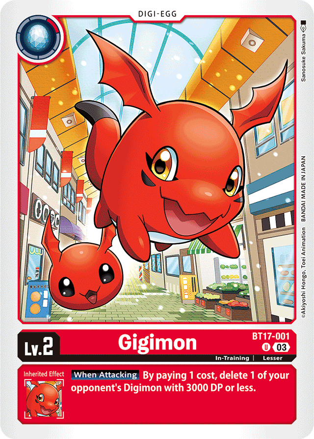 Gigimon - Secret Crisis - Uncommon - BT17-001 U