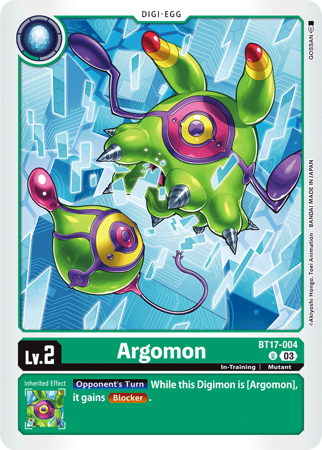 Argomon - BT17-004 - Secret Crisis - Uncommon - BT17-004 U