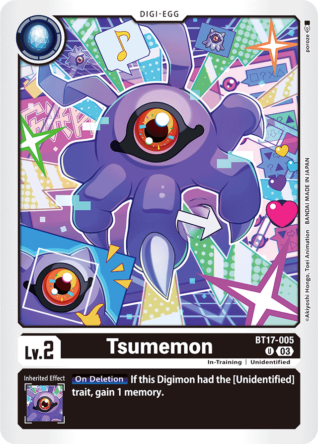 Tsumemon - Secret Crisis - Uncommon - BT17-005 U