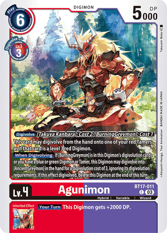 Agunimon - Secret Crisis - Common - BT17-011 C