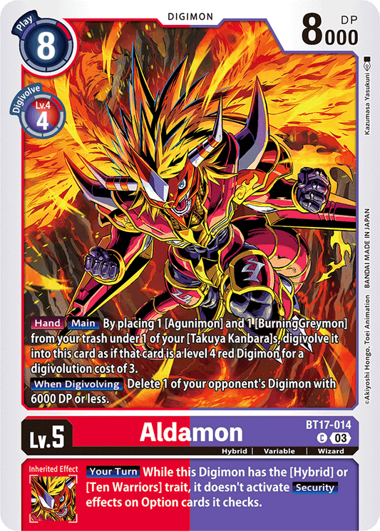 Aldamon - Secret Crisis - Common - BT17-014 C