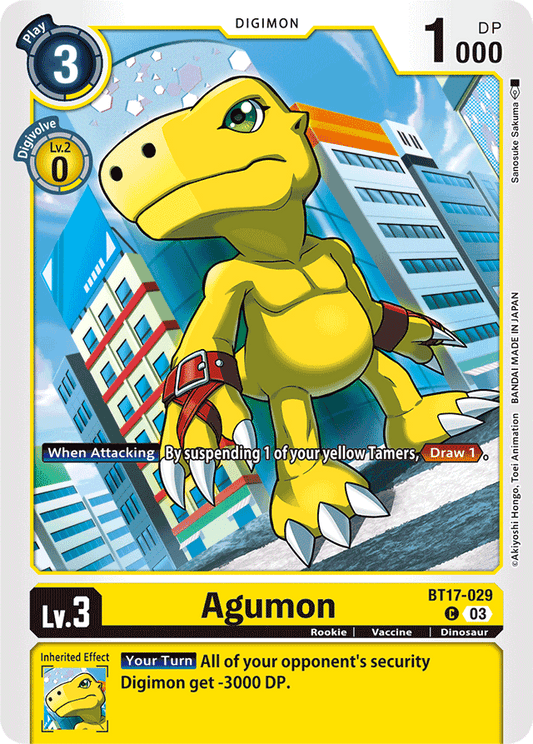 Agumon - BT17-029 - Secret Crisis - Common - BT17-029 C