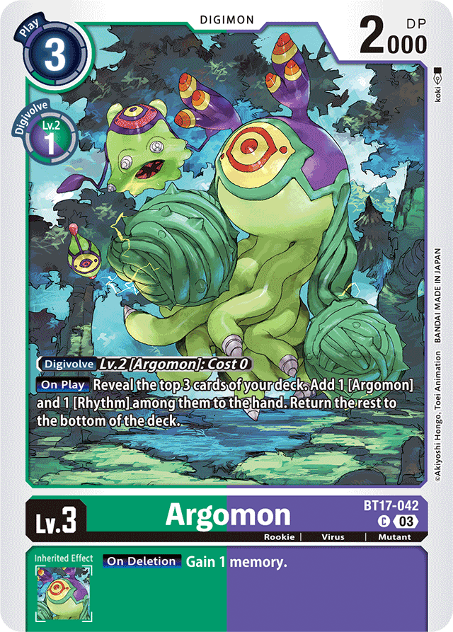 Argomon - BT17-042 - Secret Crisis - Common - BT17-042 C