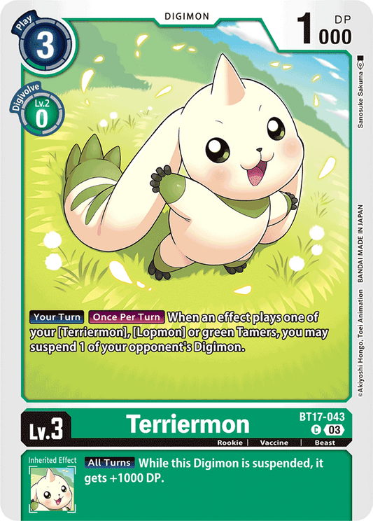 Terriermon - Secret Crisis - Common - BT17-043 C