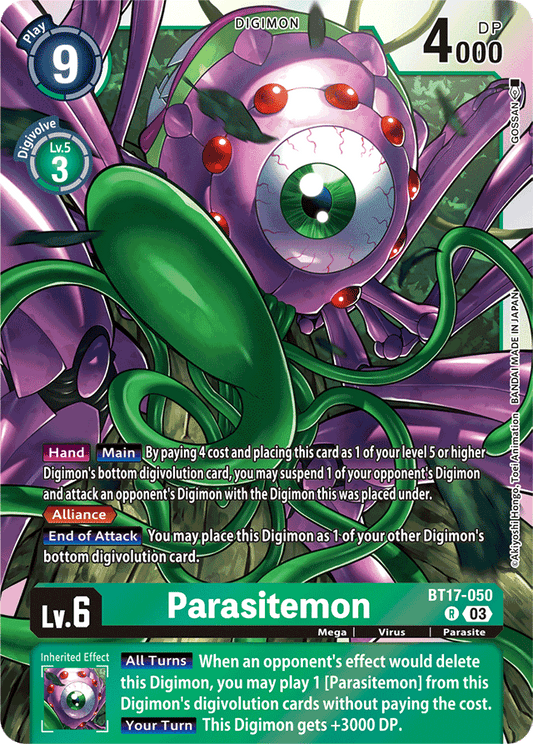 Parasitemon - Secret Crisis - Rare - BT17-050 R