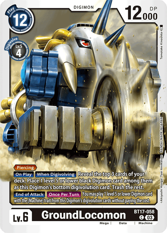 GroundLocomon - Secret Crisis - Common - BT17-058 C