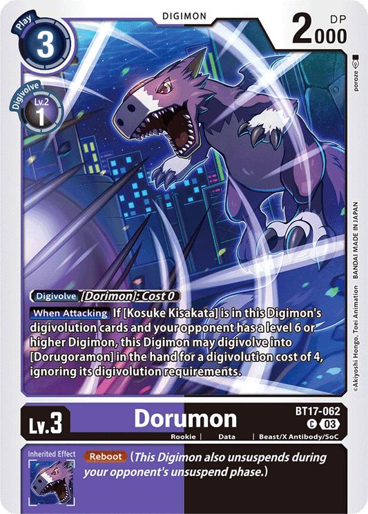 Dorumon - Secret Crisis - Common - BT17-062 C