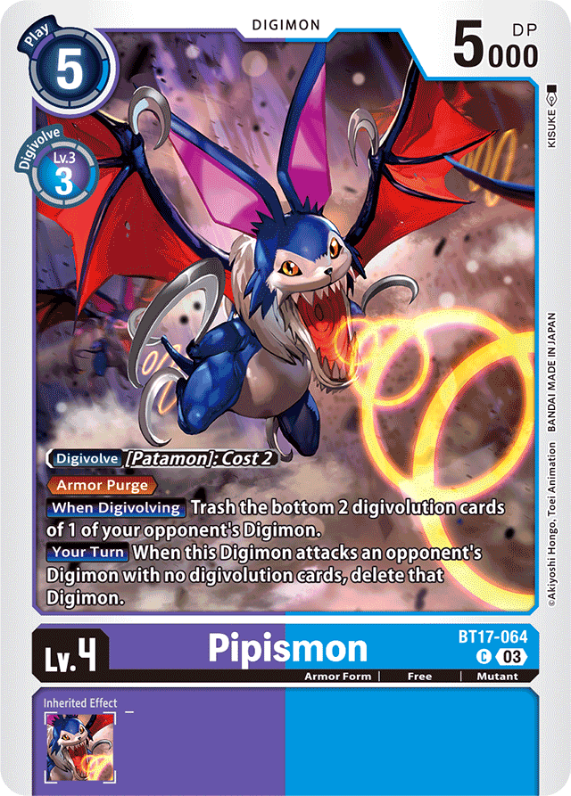 Pipismon - Secret Crisis - Common - BT17-064 C