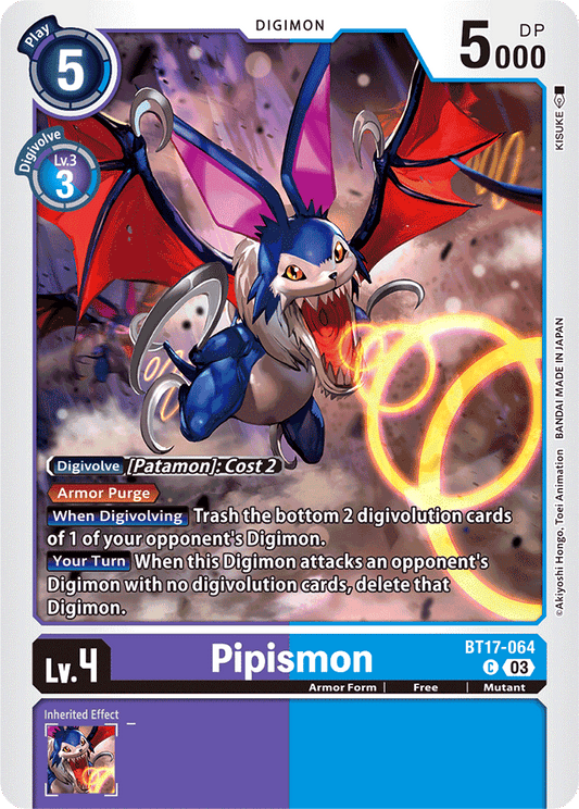 Pipismon - Secret Crisis - Common - BT17-064 C