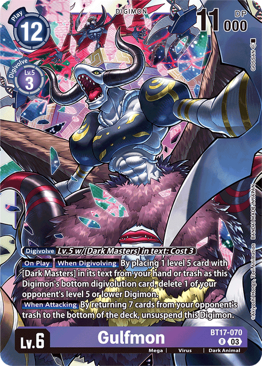 Gulfmon - Secret Crisis - Rare - BT17-070 R