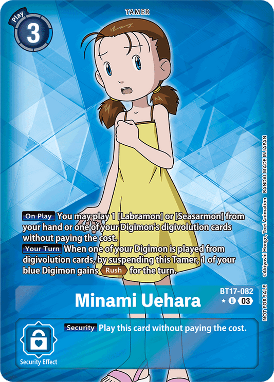 Minami Uehara (Box Promotion Pack: Secret Crisis) - Secret Crisis - Uncommon - BT17-082 U