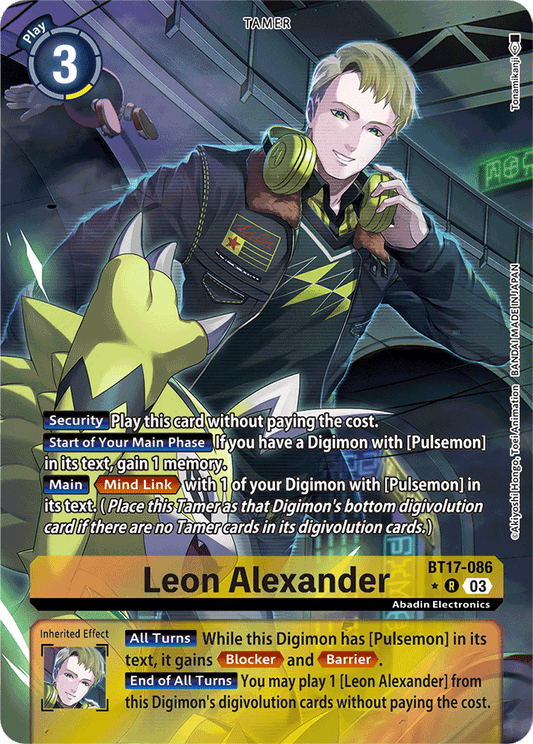 Leon Alexander (Alternate Art) - Secret Crisis - Rare - BT17-086 R