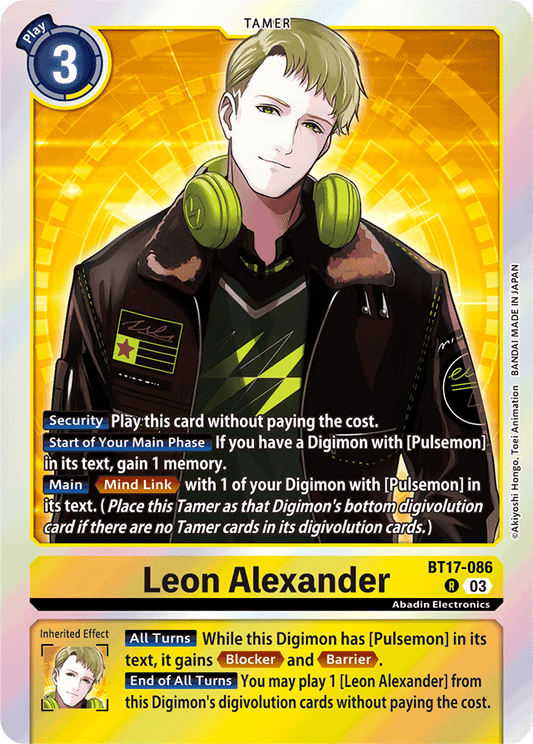 Leon Alexander - Secret Crisis - Rare - BT17-086 R