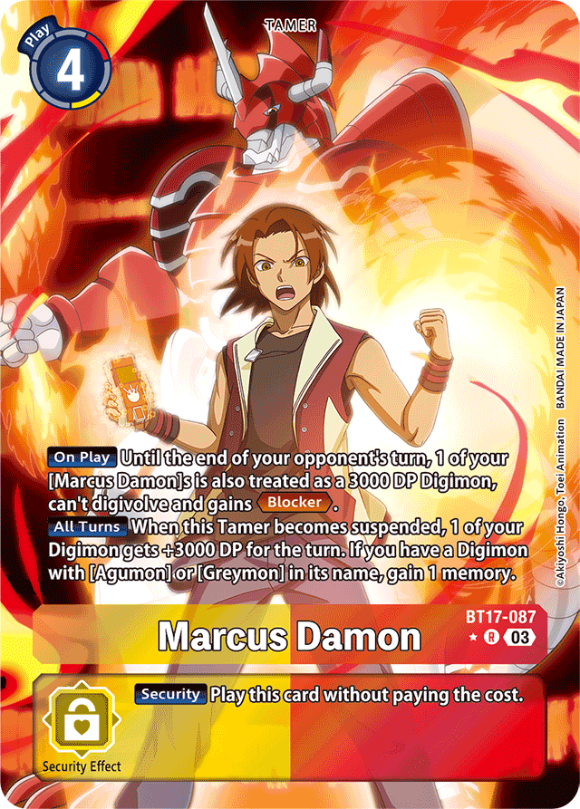 Marcus Damon (Alternate Art) - Secret Crisis - Rare - BT17-087 R