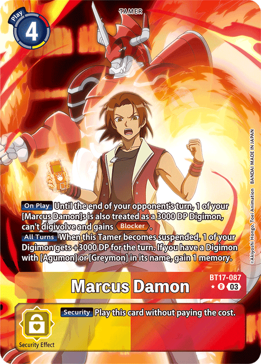 Marcus Damon (Alternate Art) - Secret Crisis - Rare - BT17-087 R