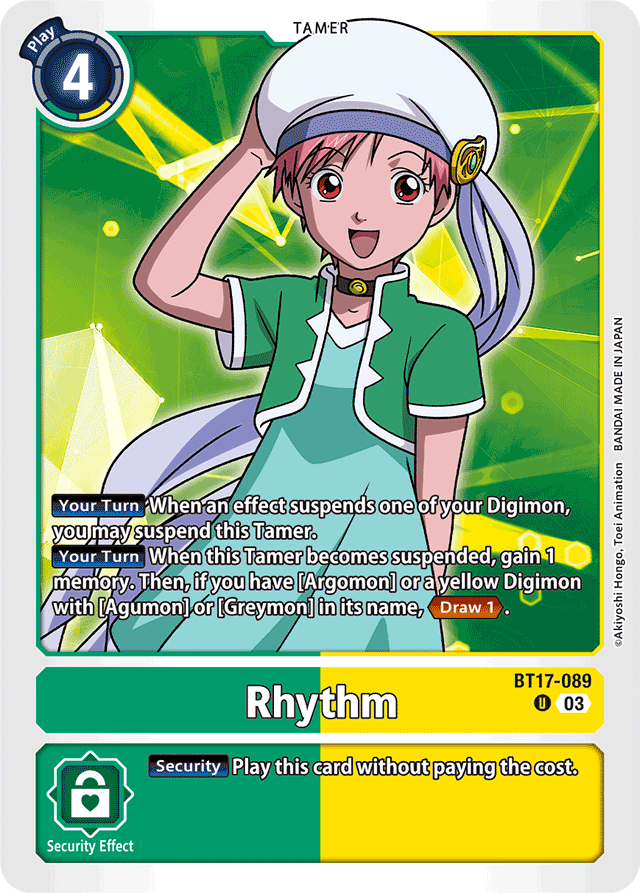 Rhythm - Secret Crisis - Uncommon - BT17-089 U