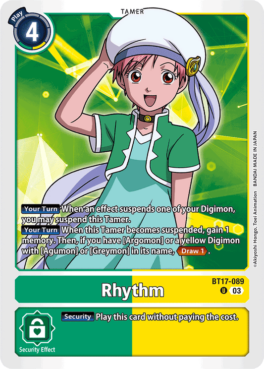 Rhythm - Secret Crisis - Uncommon - BT17-089 U