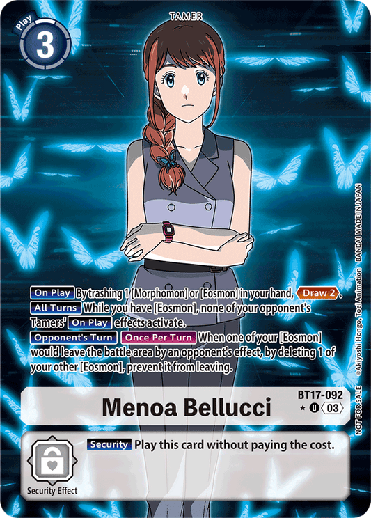 Menoa Bellucci (Box Promotion Pack: Secret Crisis) - Secret Crisis - Uncommon - BT17-092 U