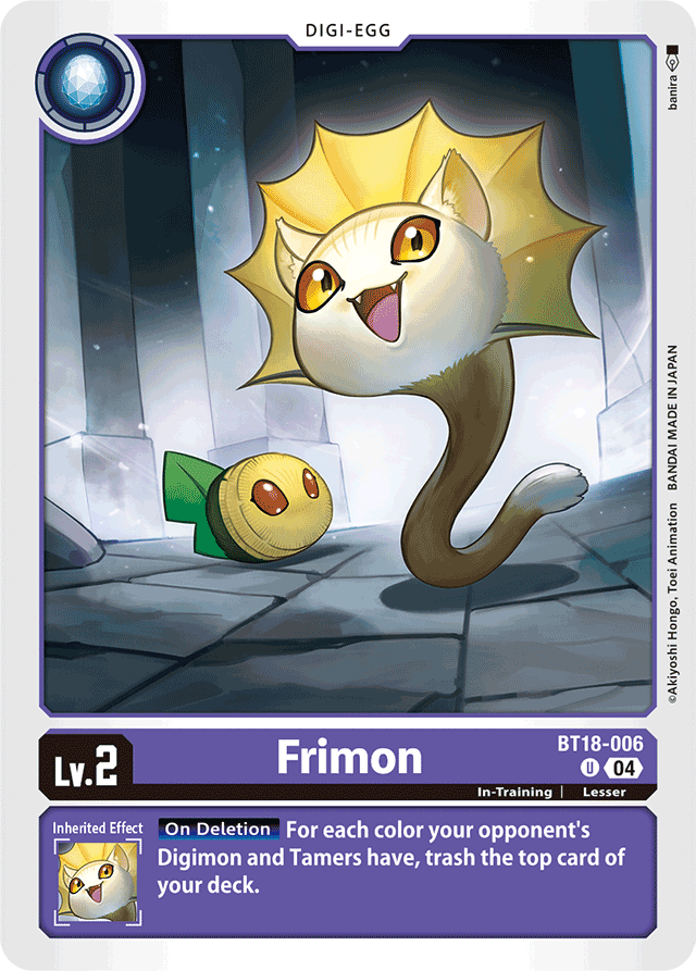 Frimon - Release Special Booster 2.0 - Uncommon - BT18-006 U