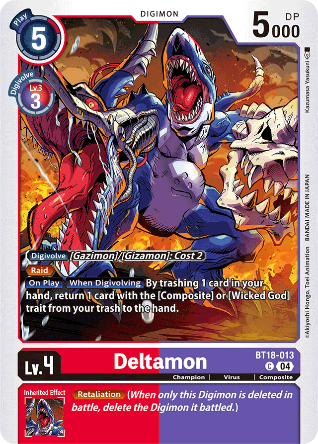 Deltamon - BT18-013 - Release Special Booster 2.0 - Common - BT18-013 C