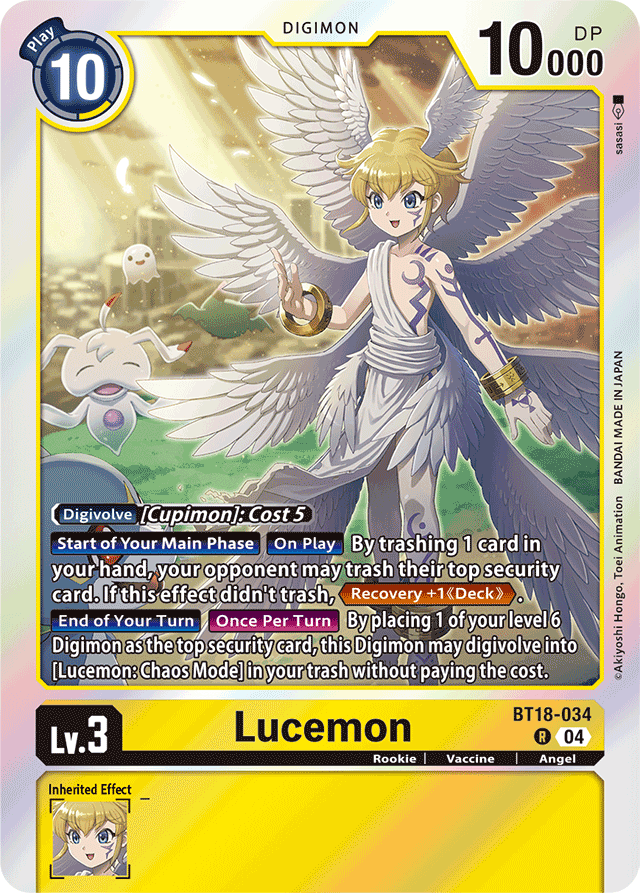 Lucemon - Release Special Booster 2.0 - Rare - BT18-034 R