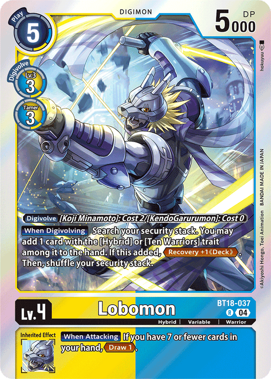 Lobomon - Release Special Booster 2.0 - Rare - BT18-037 R