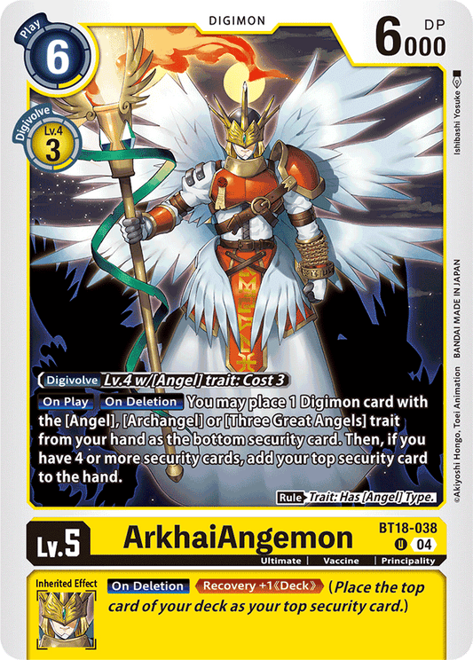 ArkhaiAngemon - Release Special Booster 2.0 - Uncommon - BT18-038 U