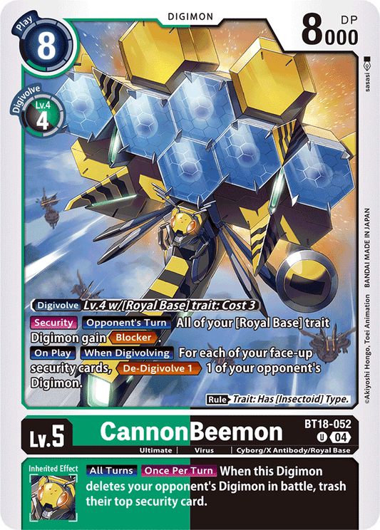 CannonBeemon - Release Special Booster 2.0 - Uncommon - BT18-052 U