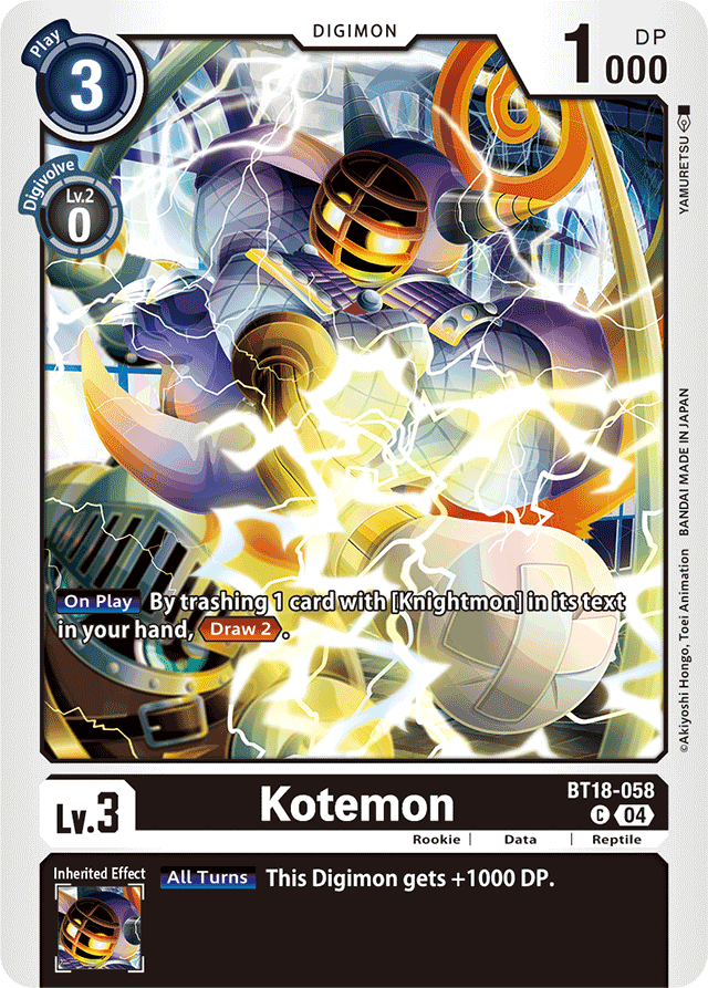 Kotemon - Release Special Booster 2.0 - Common - BT18-058 C