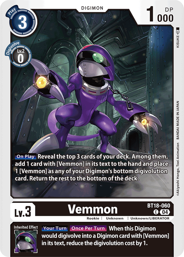 Vemmon - Release Special Booster 2.0 - Common - BT18-060 C