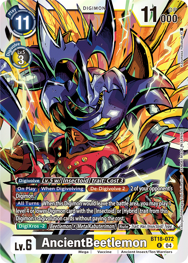 AncientBeetlemon - Release Special Booster 2.0 - Rare - BT18-072 R