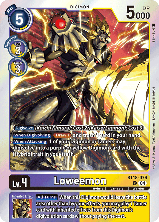 Loweemon - Release Special Booster 2.0 - Rare - BT18-076 R