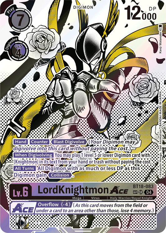 LordKnightmon ACE (Textured) - Release Special Booster 2.0 - Special Rare - BT18-083 SR