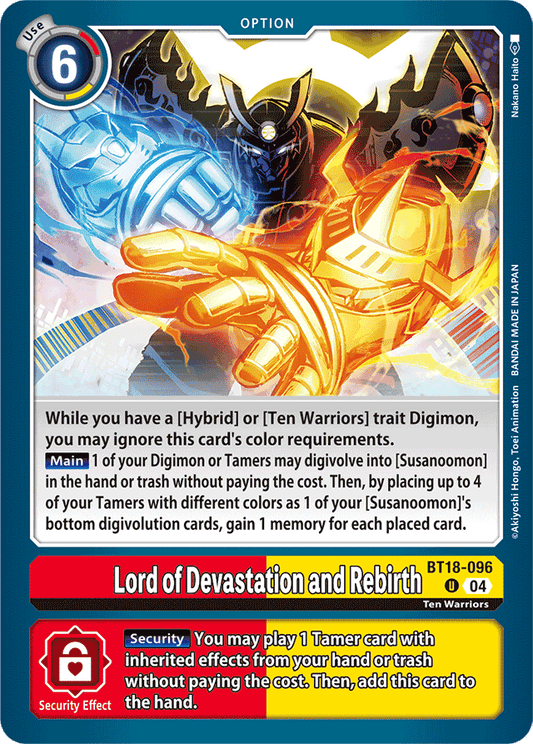 Lord of Devastation and Rebirth - Release Special Booster 2.0 - Uncommon - BT18-096 U