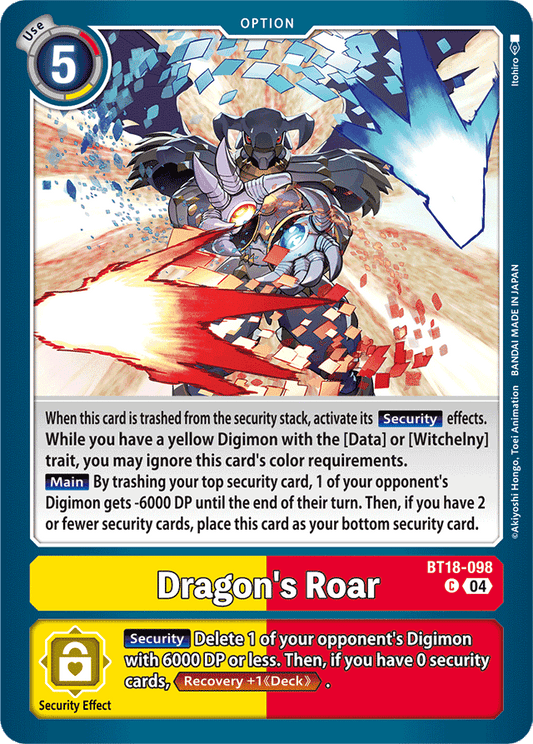 Dragon's Roar - Release Special Booster 2.0 - Common - BT18-098 C