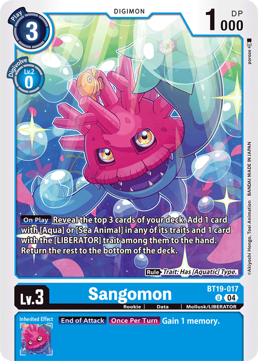 Sangomon - Release Special Booster 2.0 - Uncommon - BT19-017 U