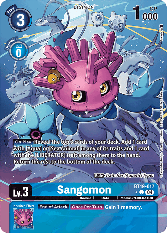 Sangomon (Alternate Art) - Release Special Booster 2.0 - Uncommon - BT19-017 U