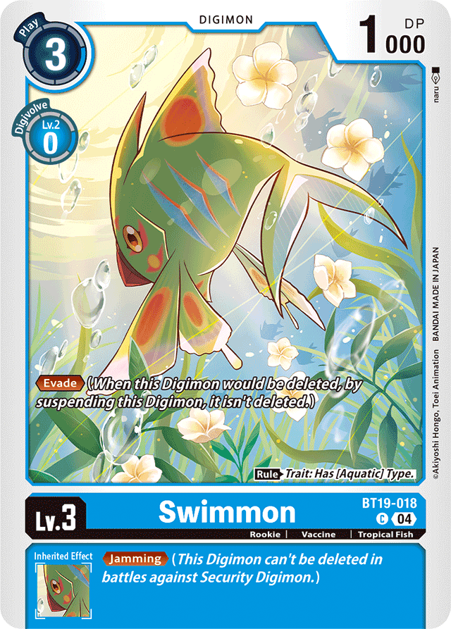 Swimmon - Release Special Booster 2.0 - Common - BT19-018 C