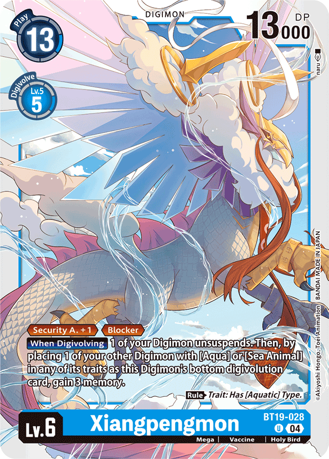 Xiangpengmon - Release Special Booster 2.0 - Uncommon - BT19-028 U