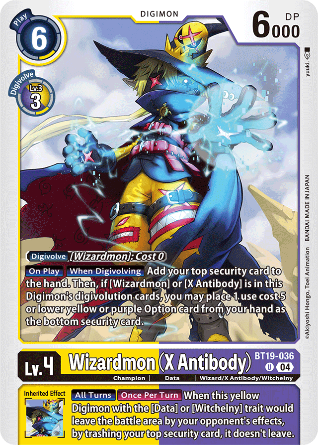 Wizardmon (X Antibody) - Release Special Booster 2.0 - Uncommon - BT19-036 U