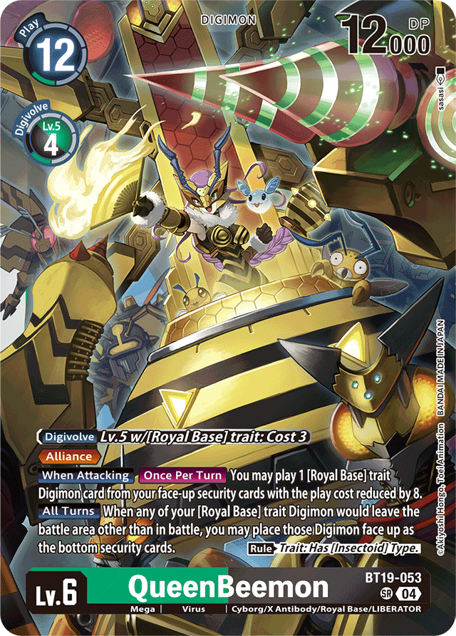 QueenBeemon - Release Special Booster 2.0 - Super Rare - BT19-053 SR