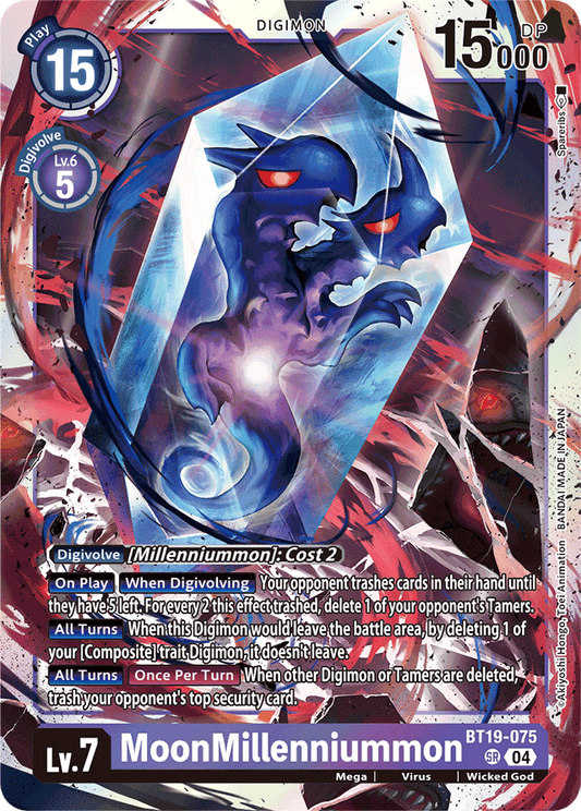 MoonMillenniummon - Release Special Booster 2.0 - Super Rare - BT19-075 SR