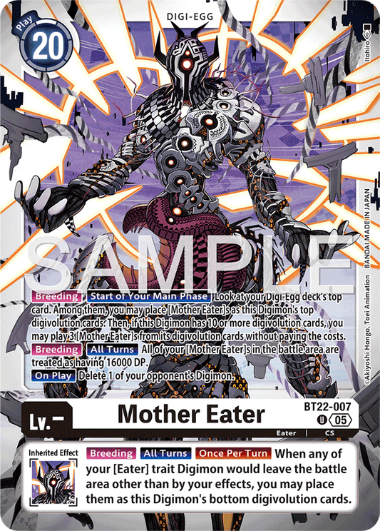 Mother Eater - Cyber Eden - Uncommon - BT22-007 U